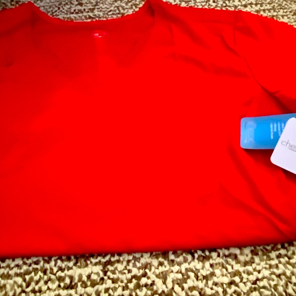 Cherokee iflex scrub top in red size 5xl.